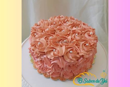  torta de un kilo rosa